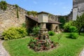 The ruins of the Carta CistercianÃÂ (Benedictine) monastery (Manastirea cisterciana Carta) in Sibiu county Royalty Free Stock Photo